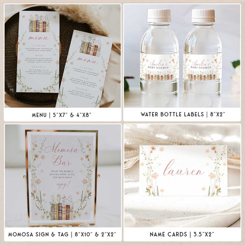 A New Chapter Begins Baby Shower Bundle