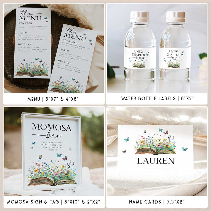 A New Chapter Begins Storybook Baby Shower Bundle