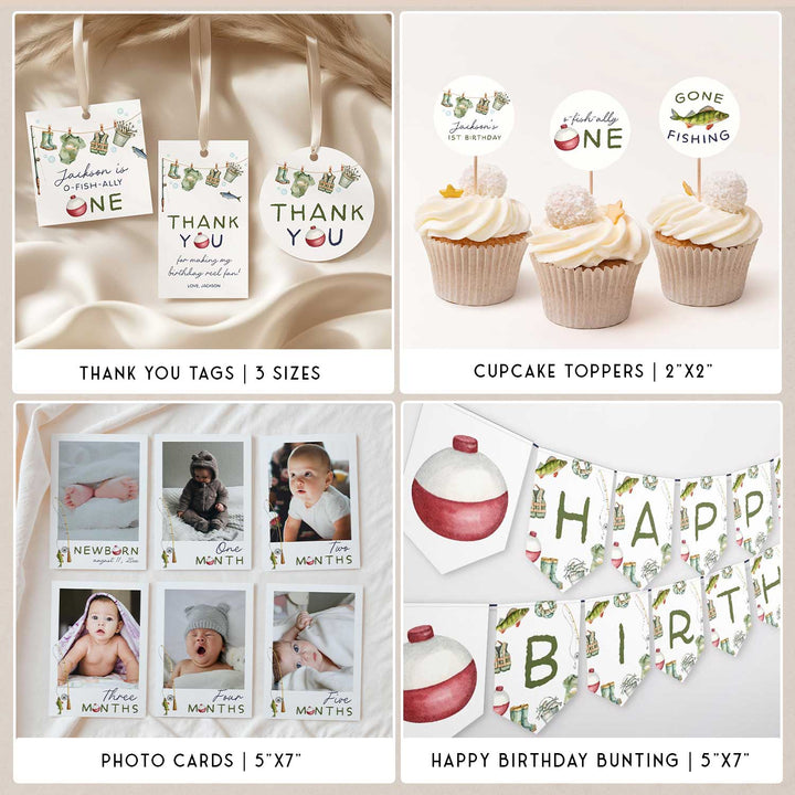 O-Fishally-One Birthday Party Bundle