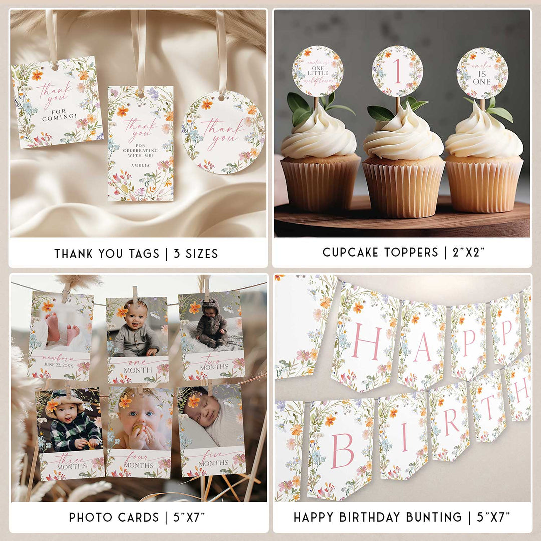 A Little Wildflower Birthday Bundle