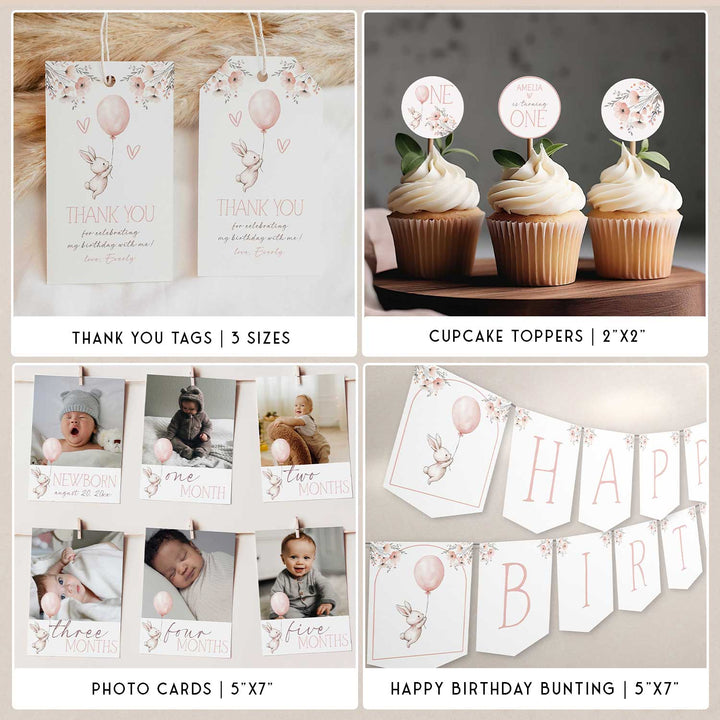 Some Bunny Is One Birthday Party Bundle