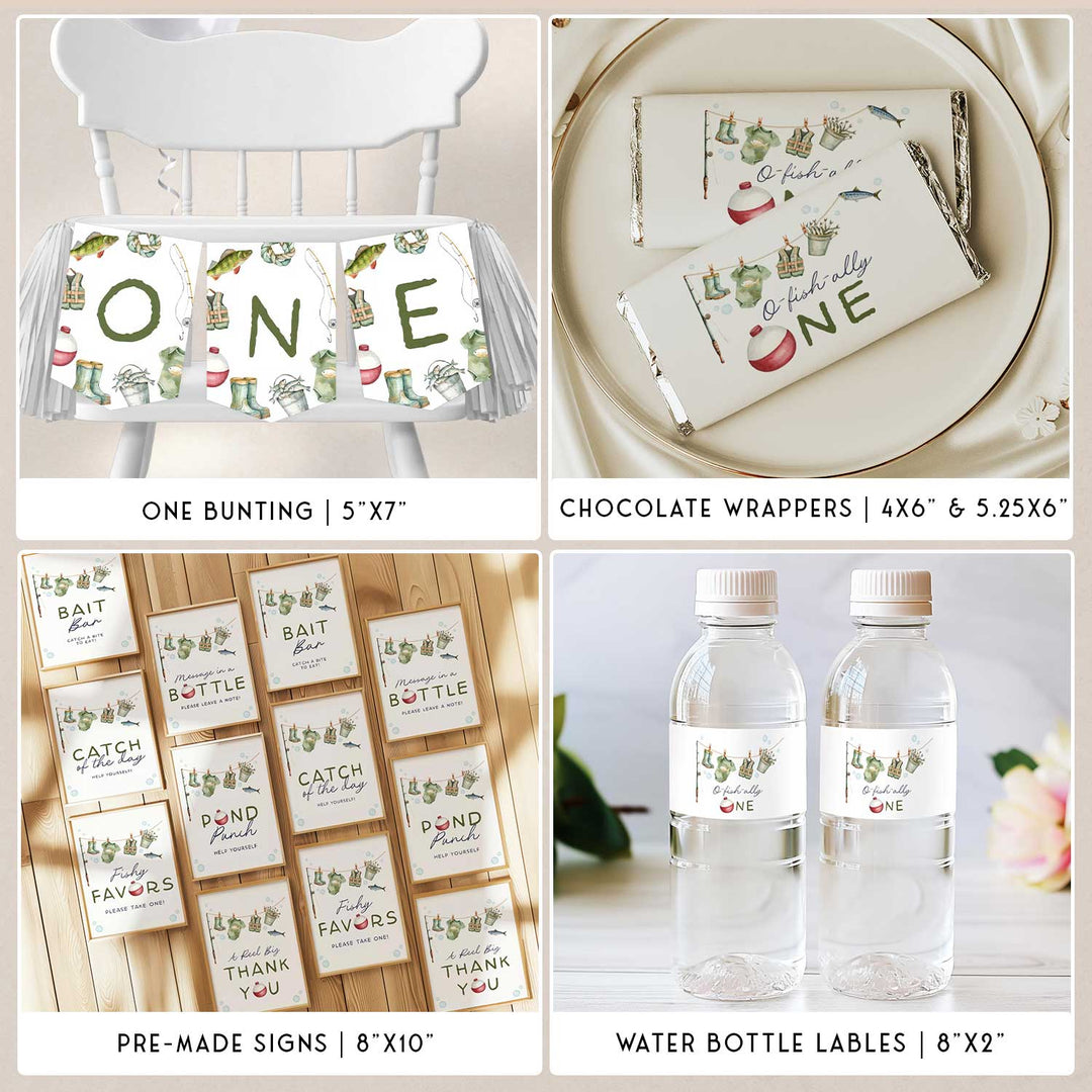 O-Fishally-One Birthday Party Bundle