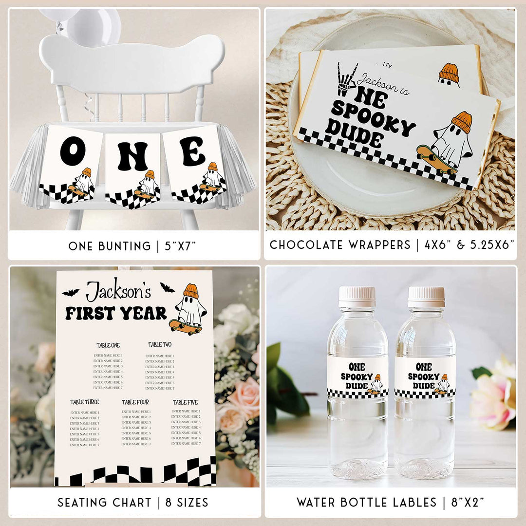 One Spooky Dude Birthday Bundle