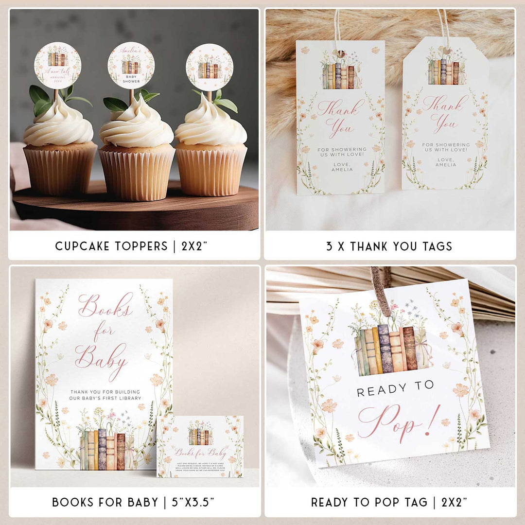 A New Chapter Begins Baby Shower Bundle