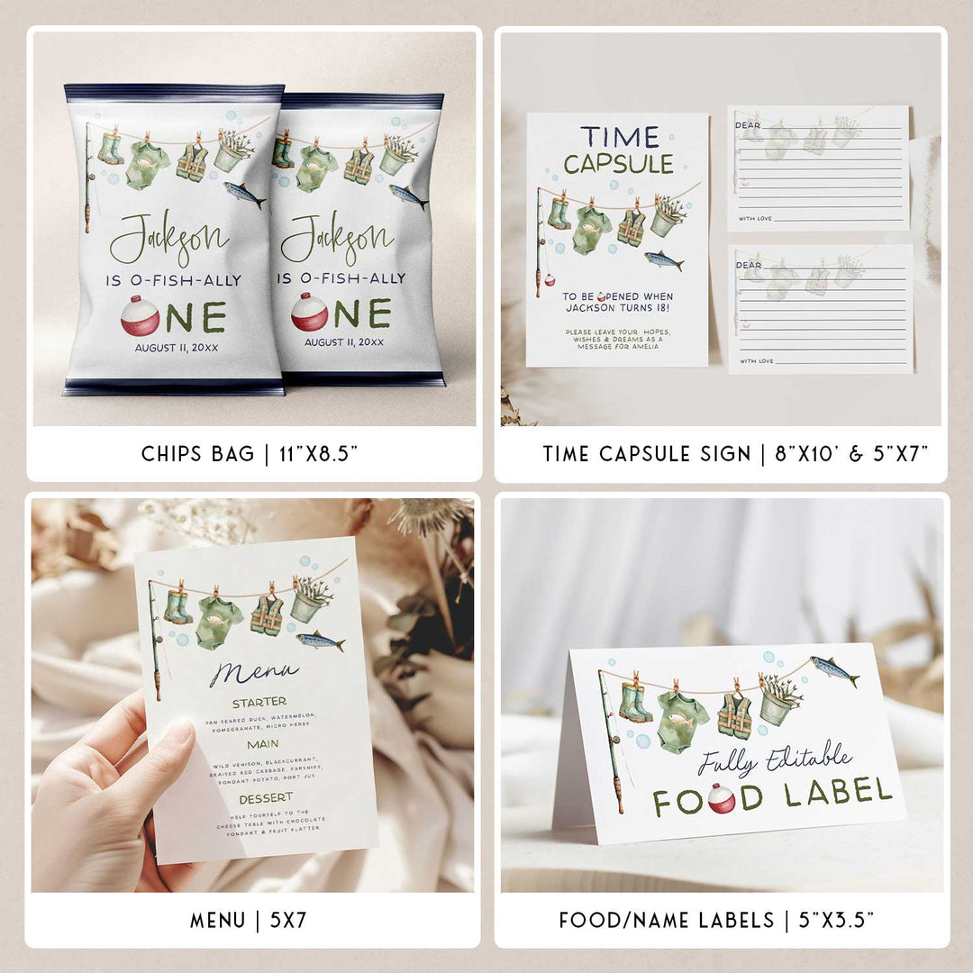 O-Fishally-One Birthday Party Bundle