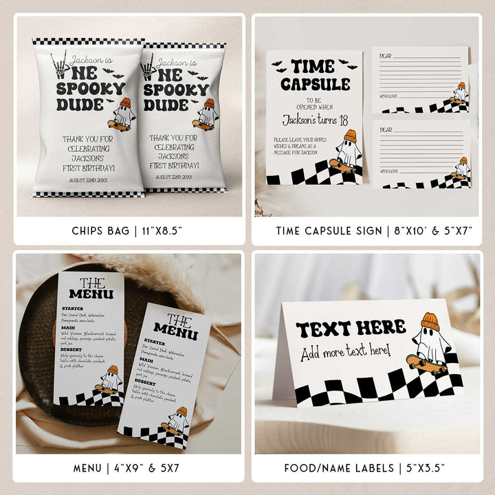 One Spooky Dude Birthday Bundle