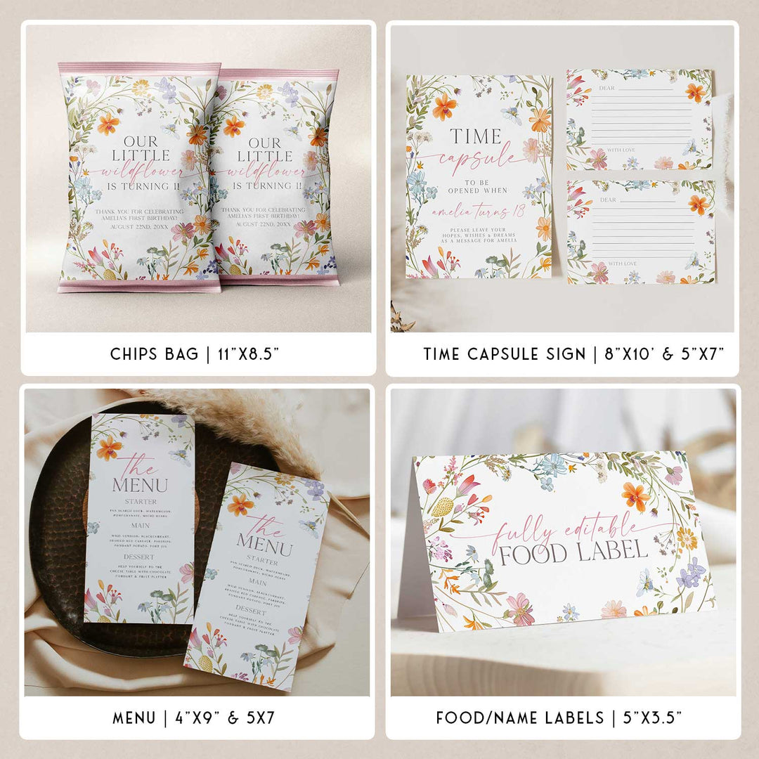 A Little Wildflower Birthday Bundle