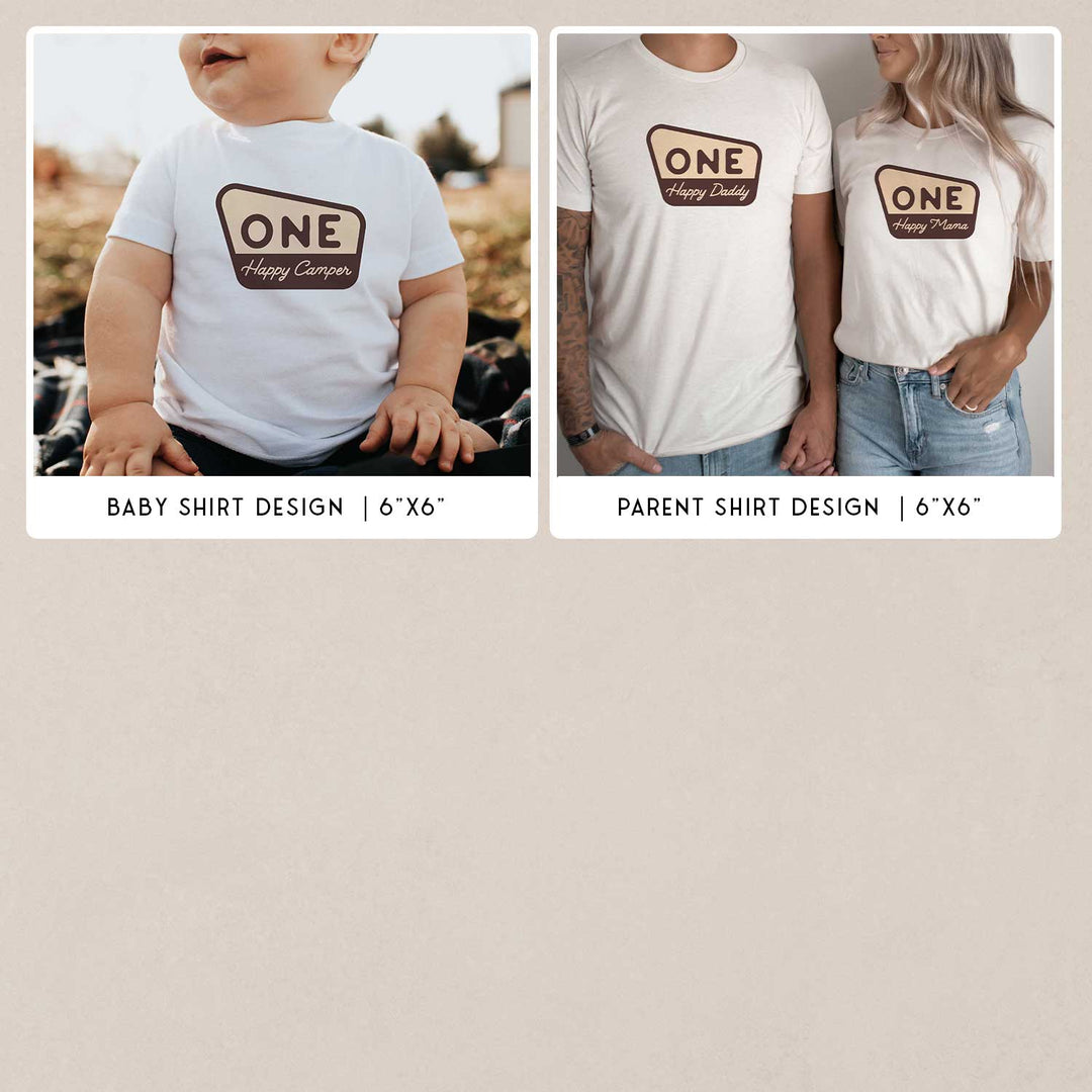 One Happy Camper Birthday Bundle Watercolor