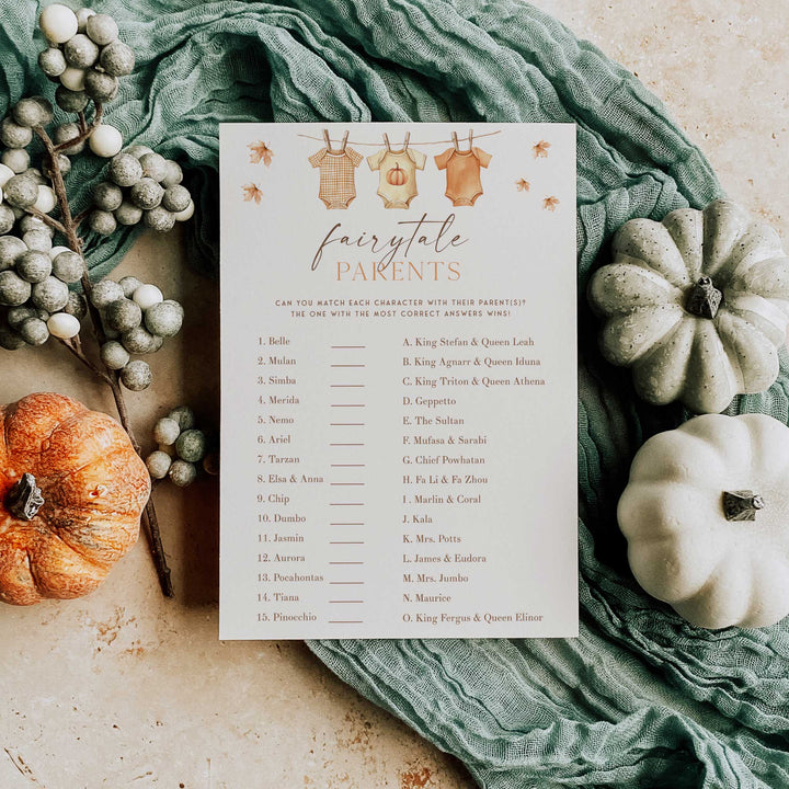35 Fall Themed Baby Shower Games