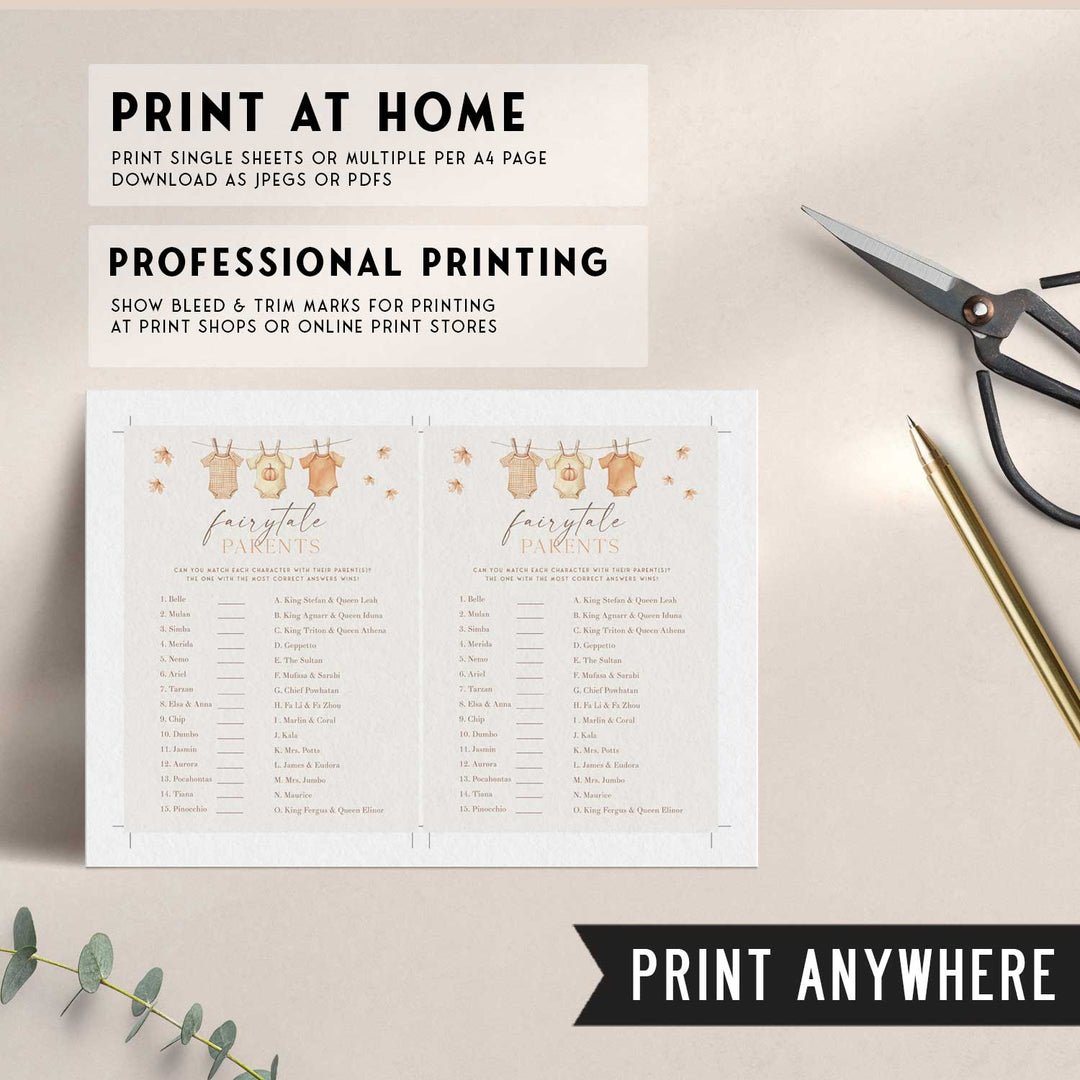 35 Fall Themed Baby Shower Games