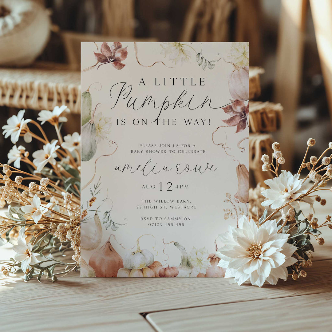 Whimsical Baby Shower Invitation