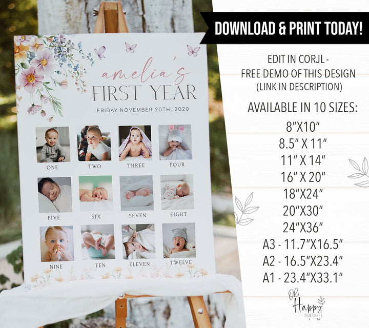 A Little Wildflower First Year In Photos