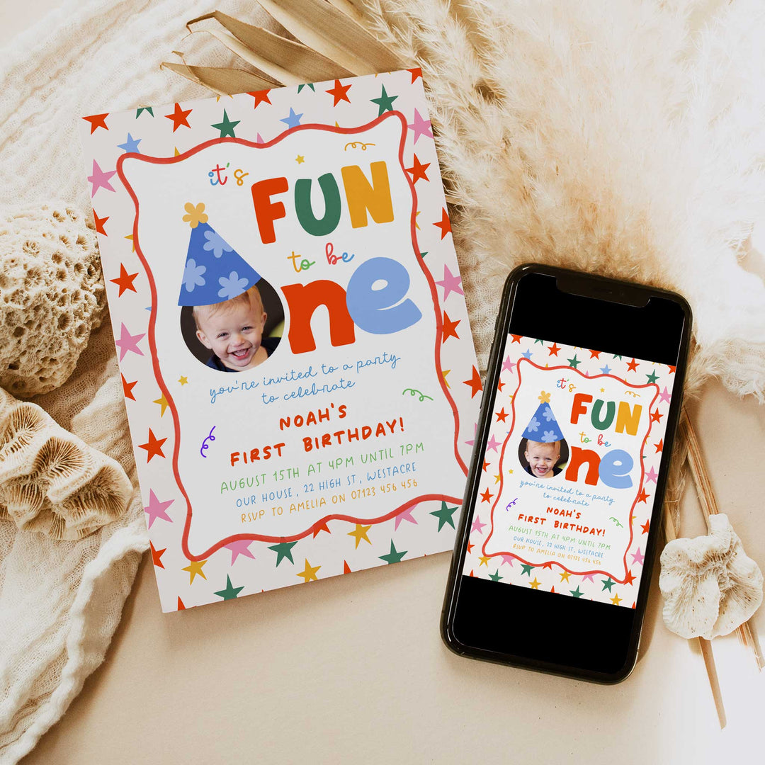 Girls Just Wanna Be One With Stars Birthday Invite