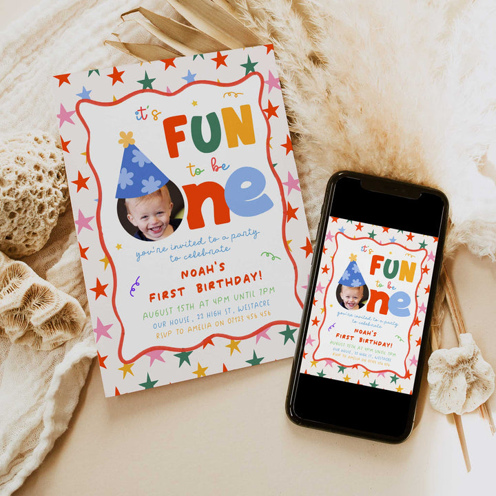 Girls Just Wanna Be One With Stars Birthday Invite