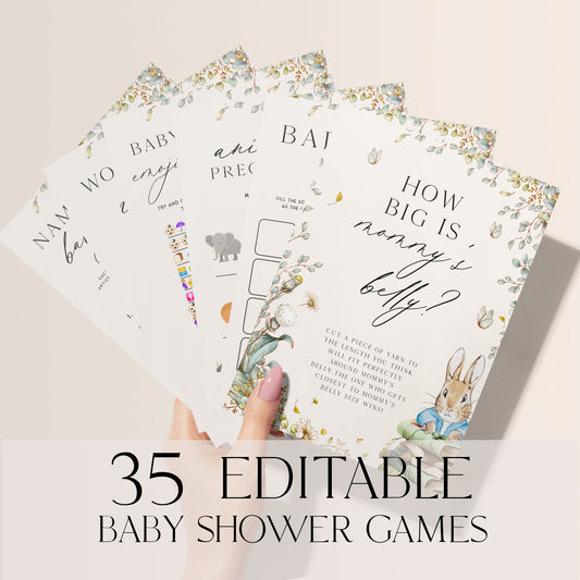 35 Peter Rabbit Baby Shower Games