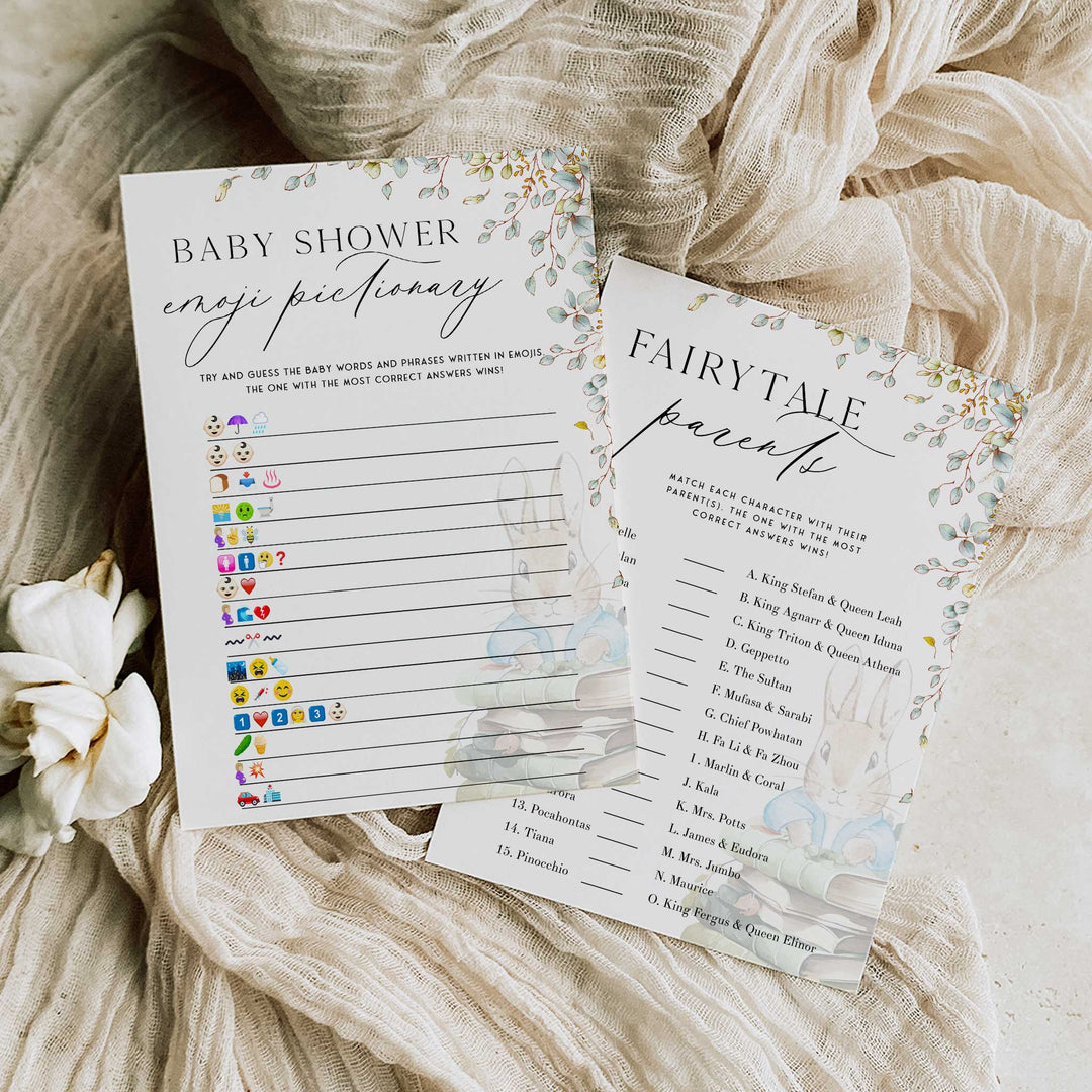 35 Peter Rabbit Baby Shower Games