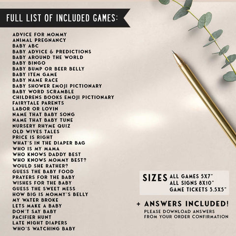 35 A New Chapter Begins Baby Shower Games