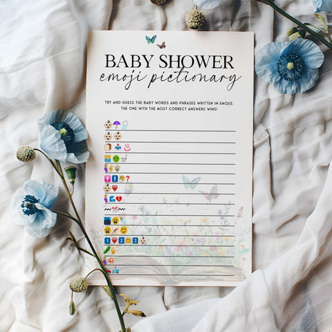 Editable A New Chapter Begins Baby Shower Games