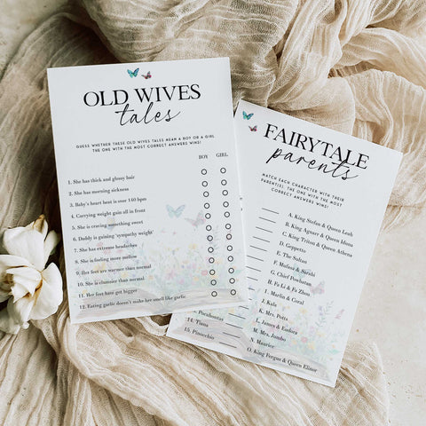 Editable A New Chapter Begins Baby Shower Games