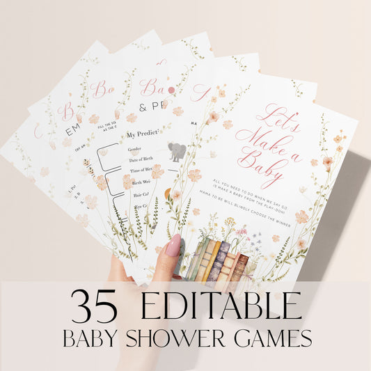 35 A New Chapter Begins Baby Shower Games