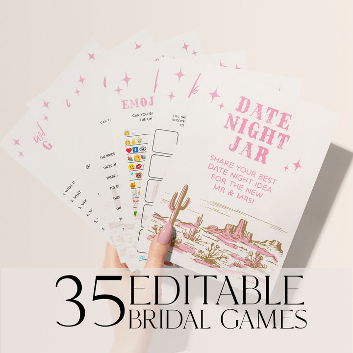 35 Editable Her Last Rodeo Games