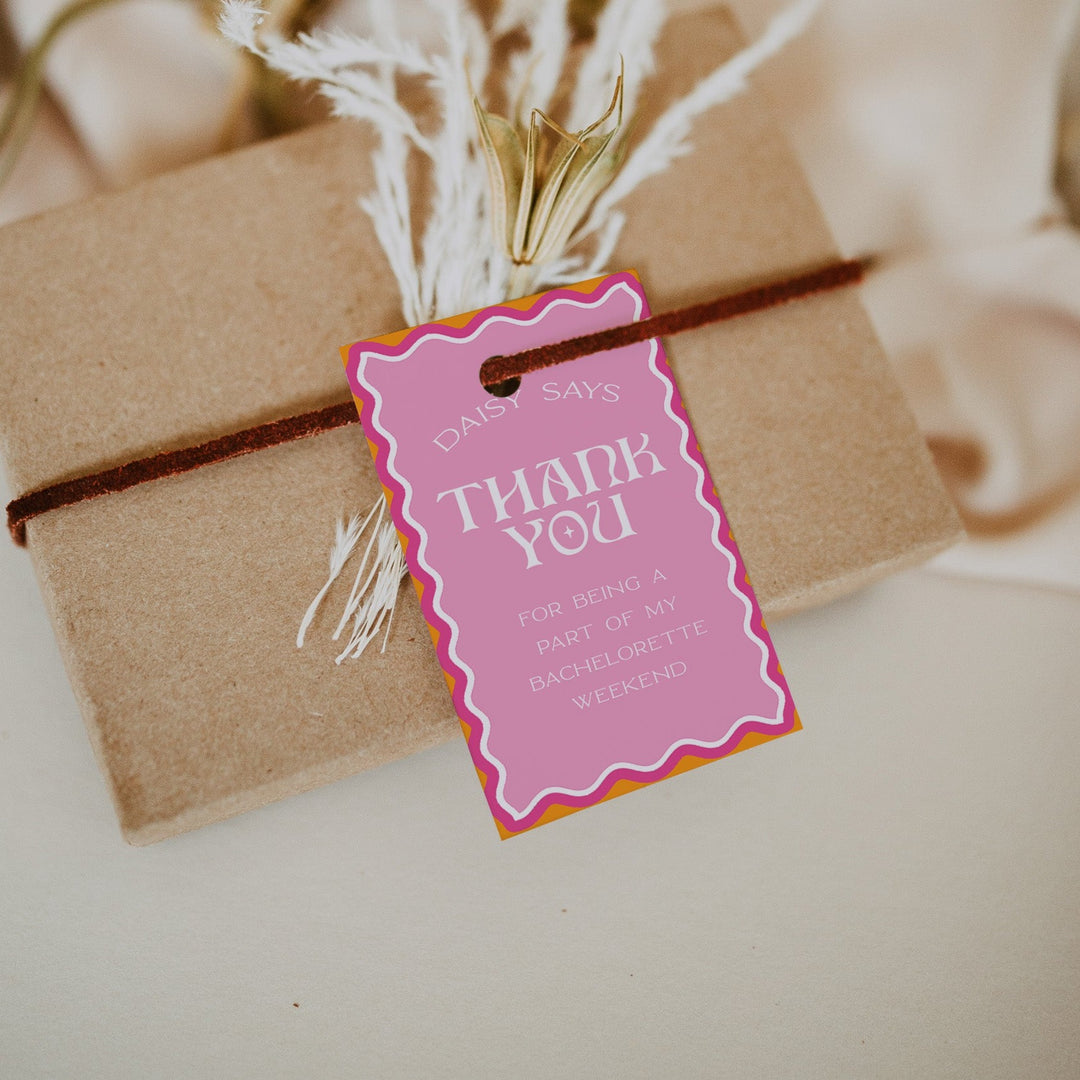 Get everything you need to throw the ultimate bachelorette party with our party bundle! This all-in-one package includes 100 editable games, bachelorette invite, bachelorette weekend itinerary, and welcome signs, all designed with a fresh pink theme.
