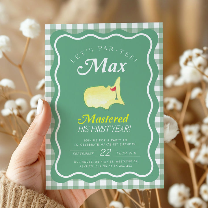 Golf Birthday Par-Tee Invitation