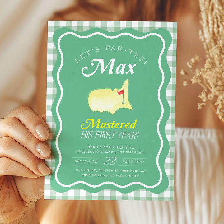 Golf Birthday Par-Tee Invitation