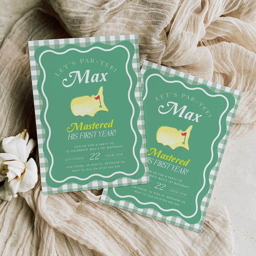 Golf Birthday Par-Tee Invitation