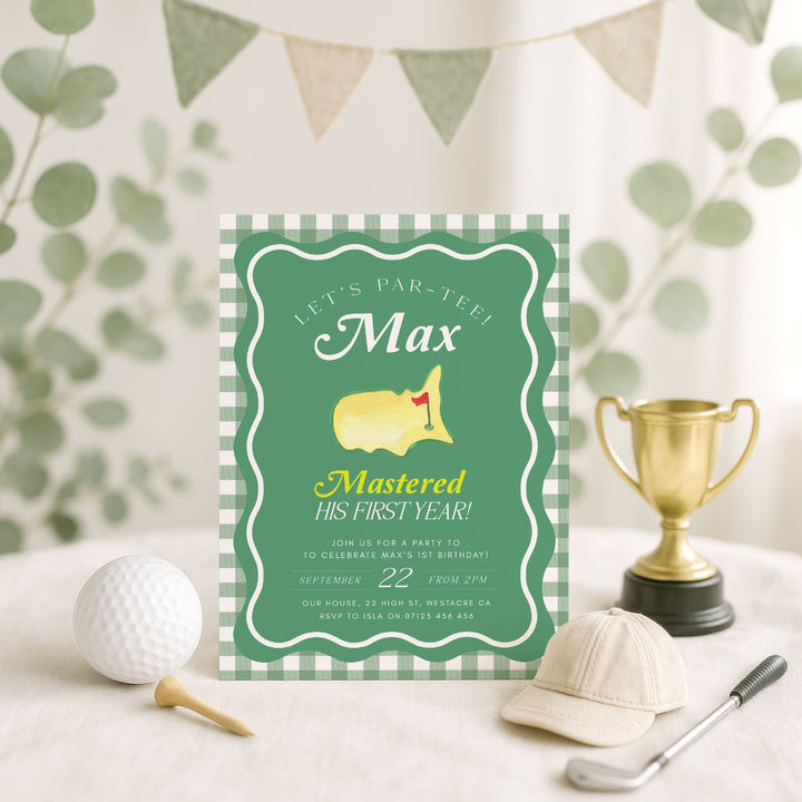 Golf Birthday Par-Tee Invitation