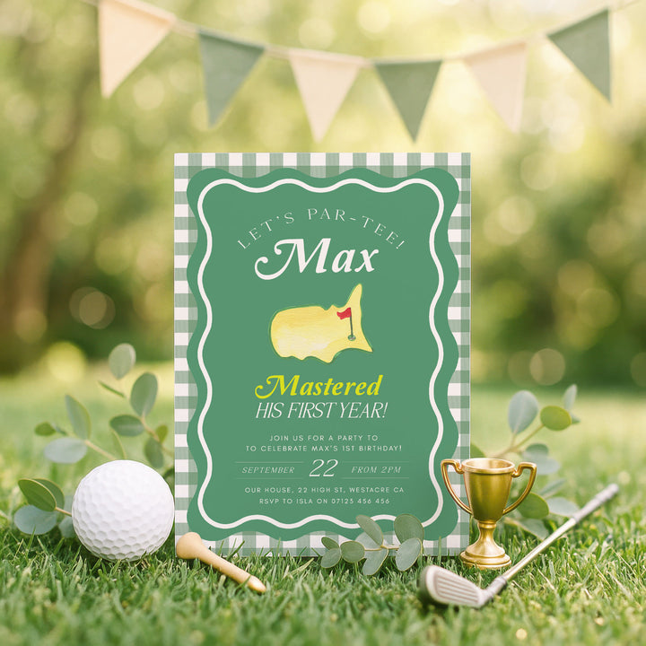 Golf Birthday Par-Tee Invitation