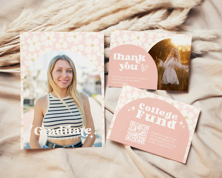 Daisy Graduation Invitation Bundle