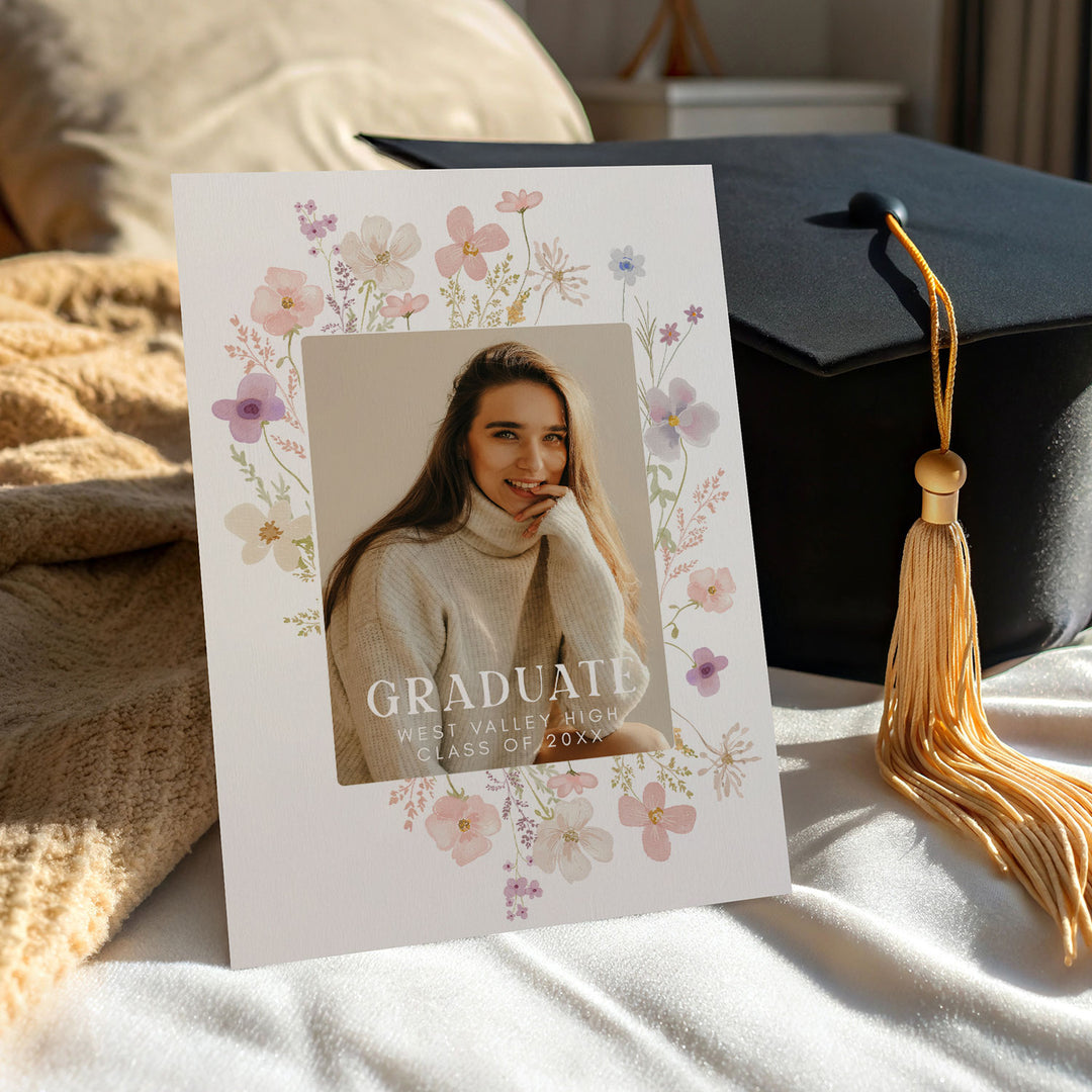 Wildflower Graduation Invitation