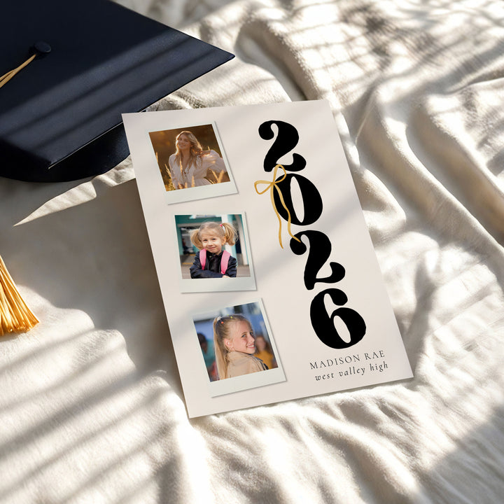 Photo Stirp Graduation Announcement