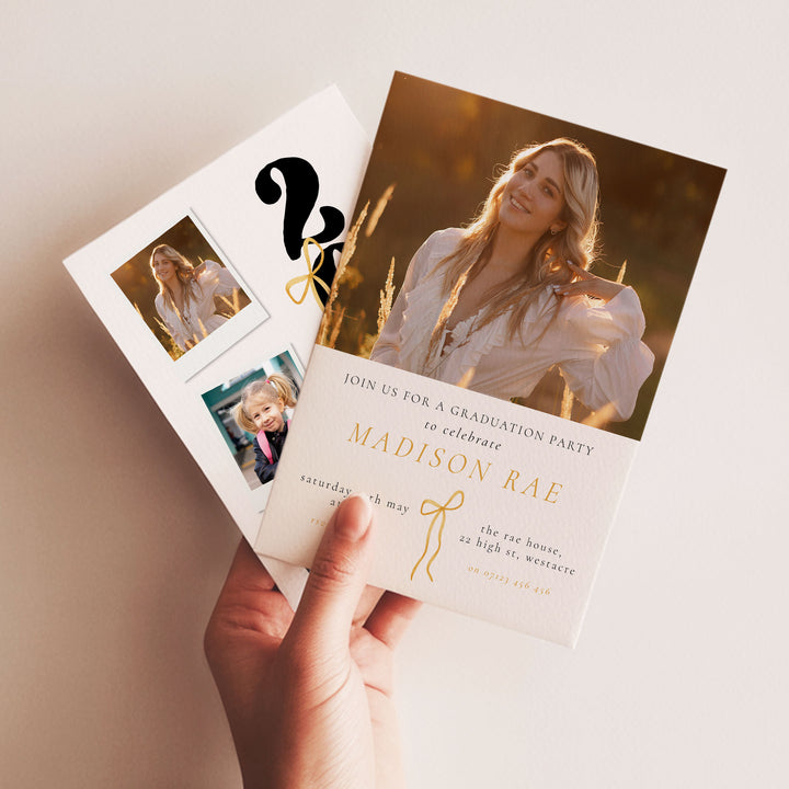 Photo Stirp Graduation Announcement