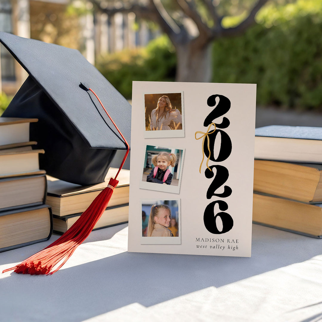 Photo Stirp Graduation Announcement
