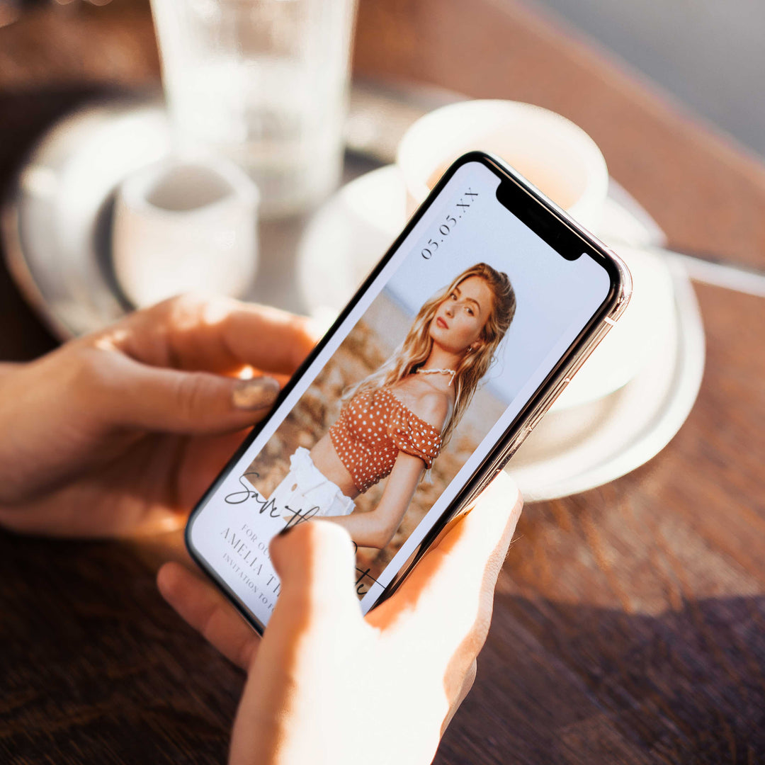 Save The Date Graduation With Pink Background