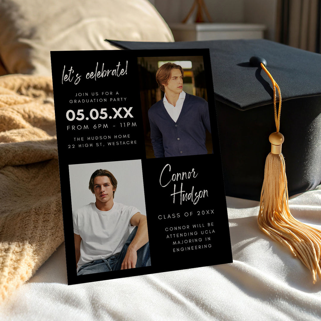 Modern Graduation Announcement