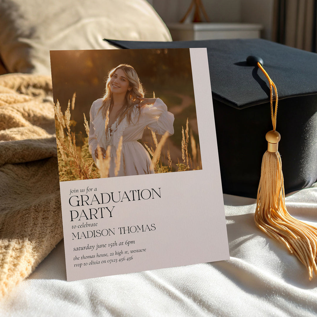 Boho Graduation Invitation Bundle