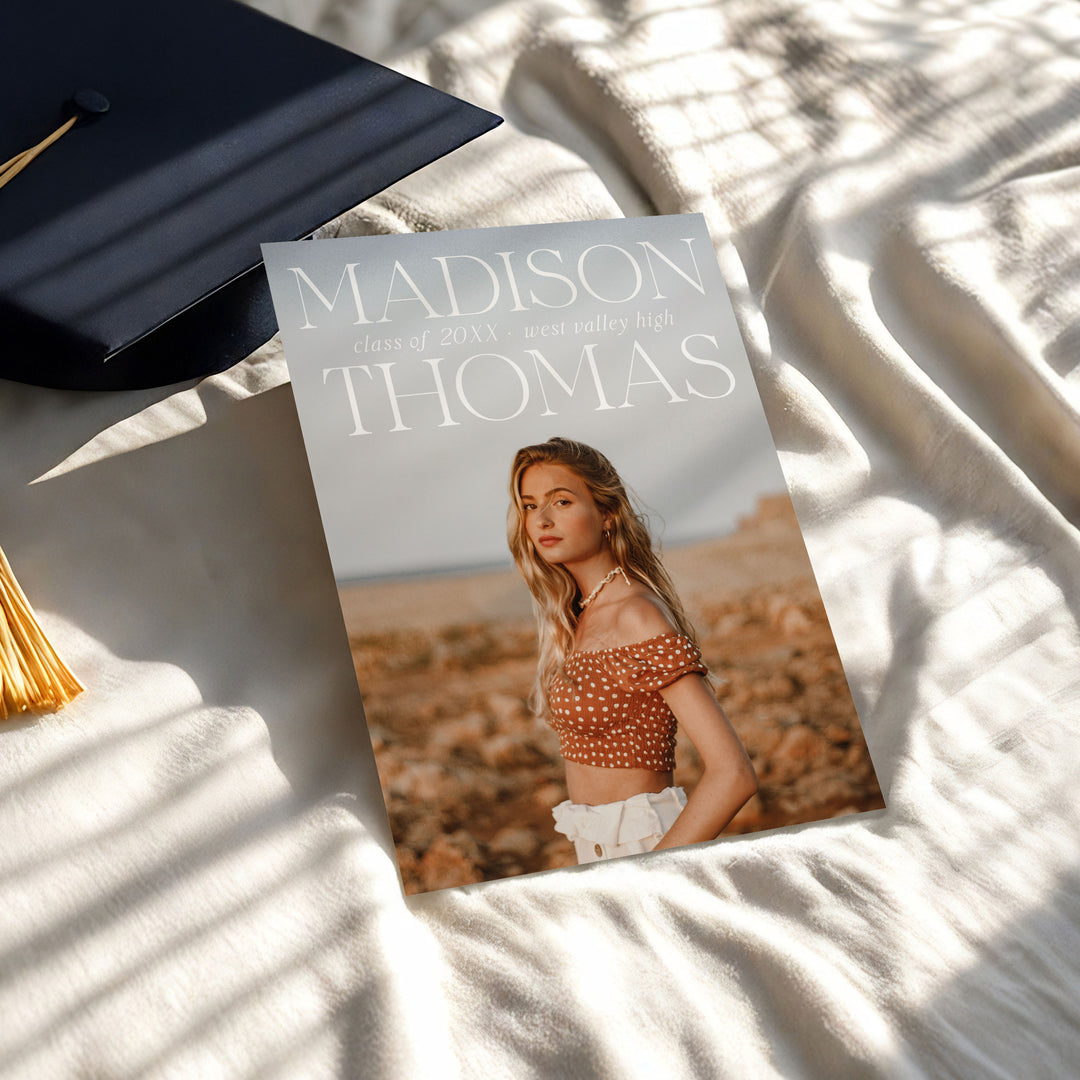 Boho Graduation Announcement