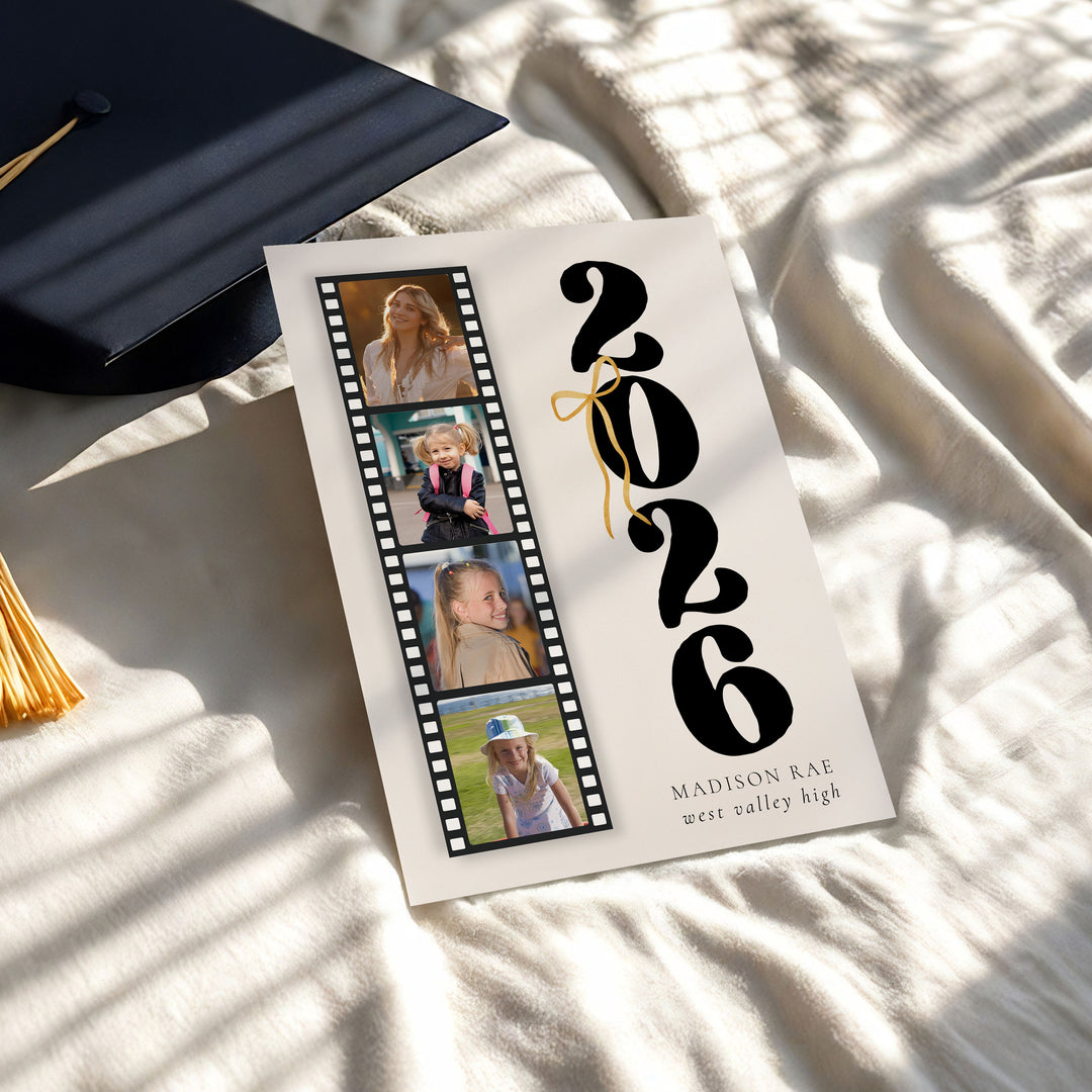 Film Stirp Graduation Announcement