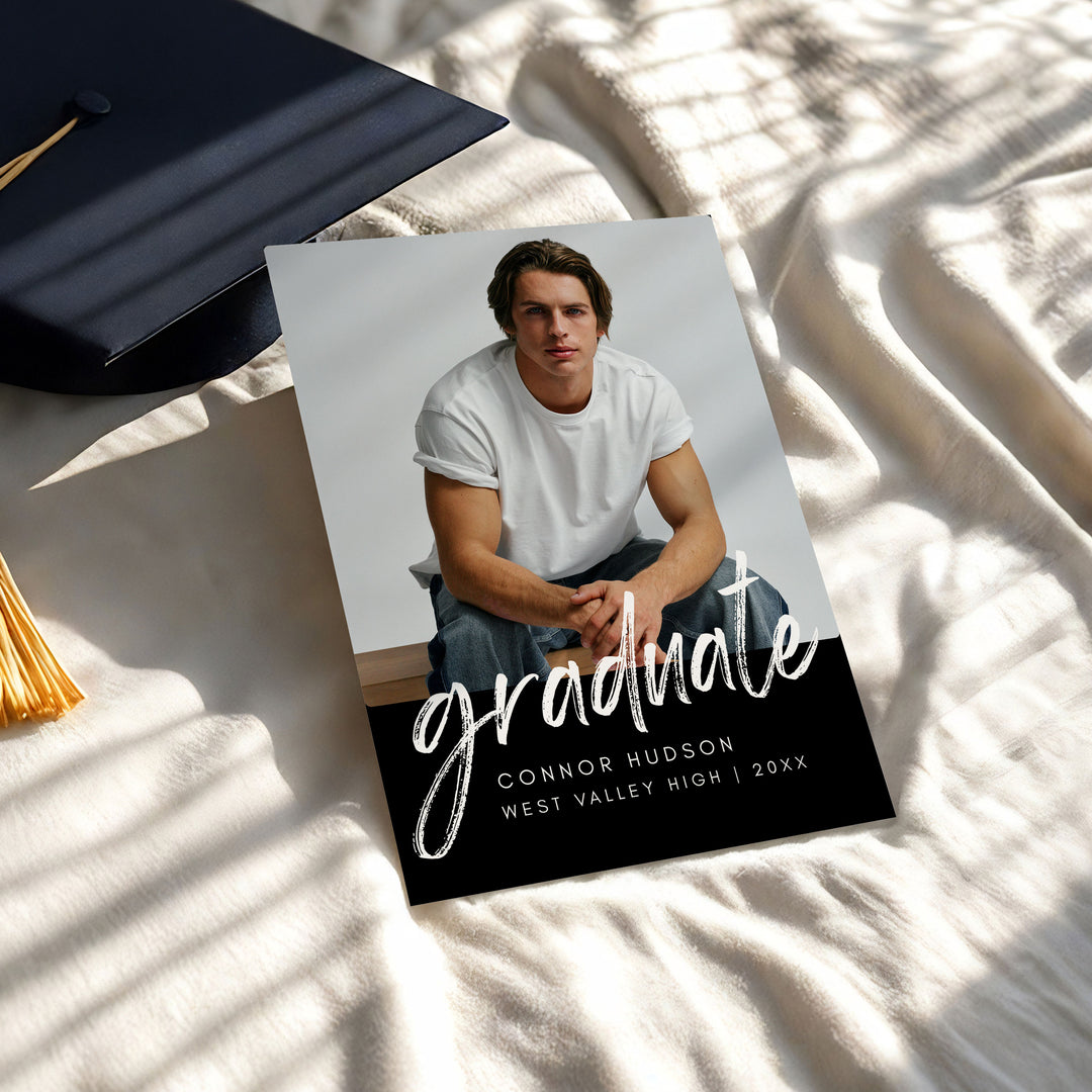 Modern Graduation Announcement