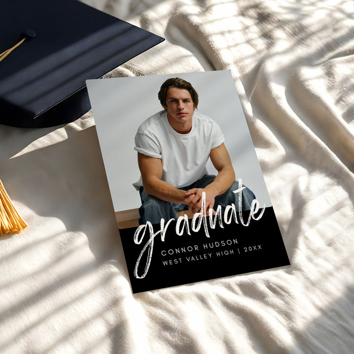 Modern Graduation Announcement