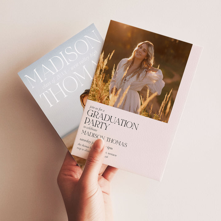 Boho Graduation Announcement