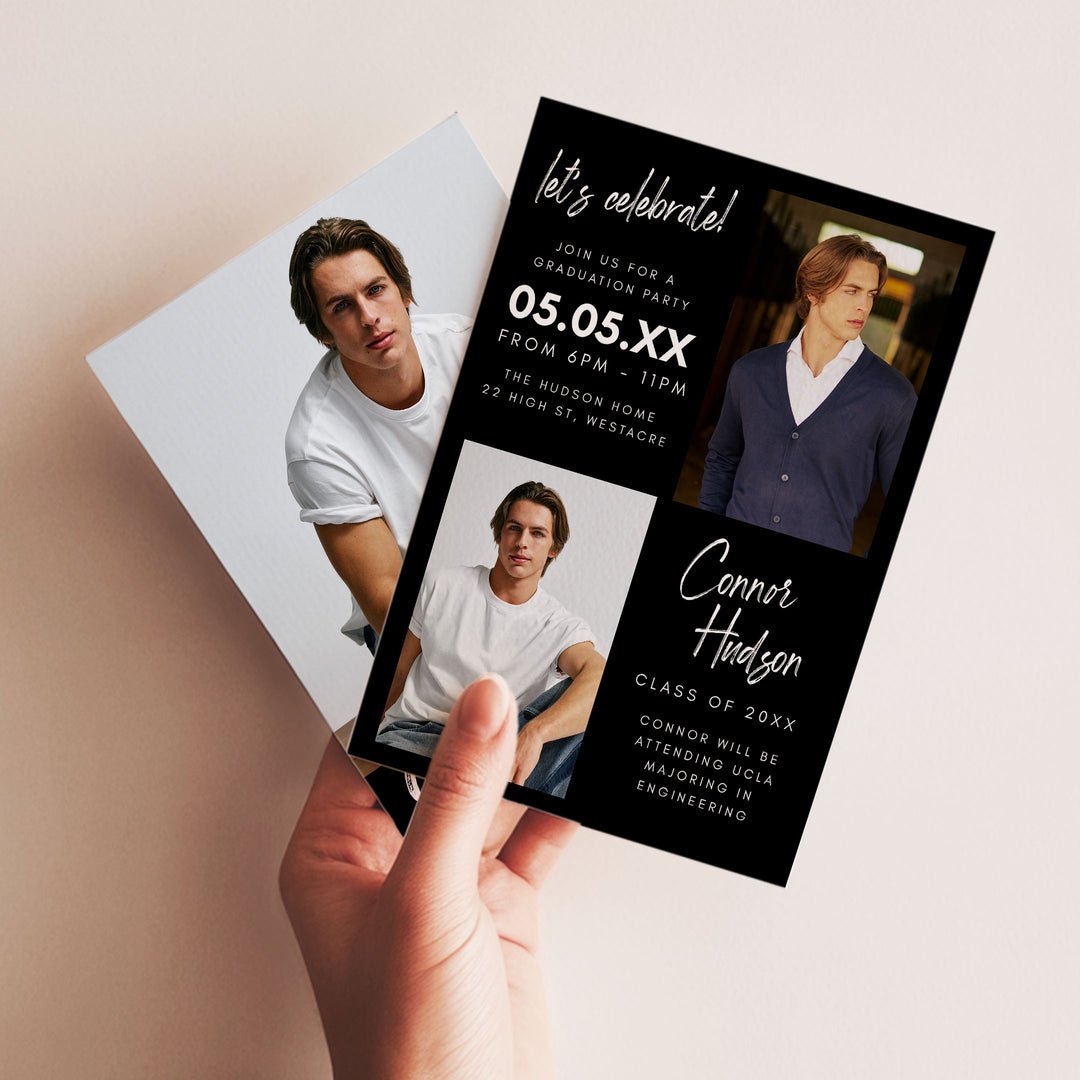 Modern Graduation Announcement