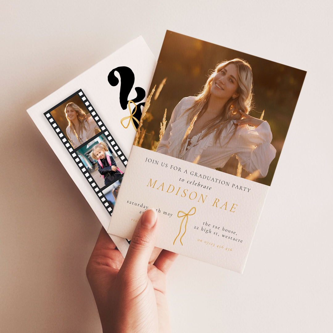 Film Stirp Graduation Announcement