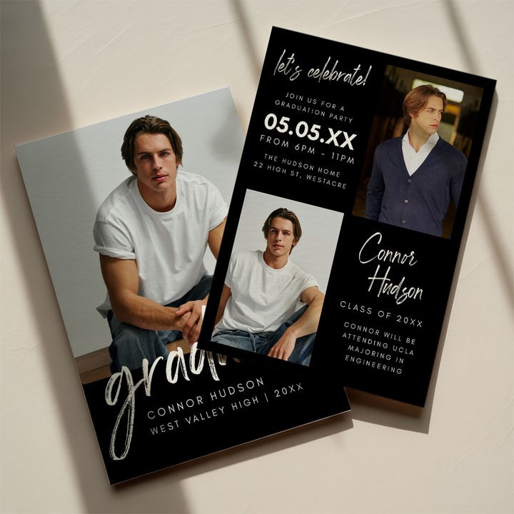 Modern Graduation Announcement