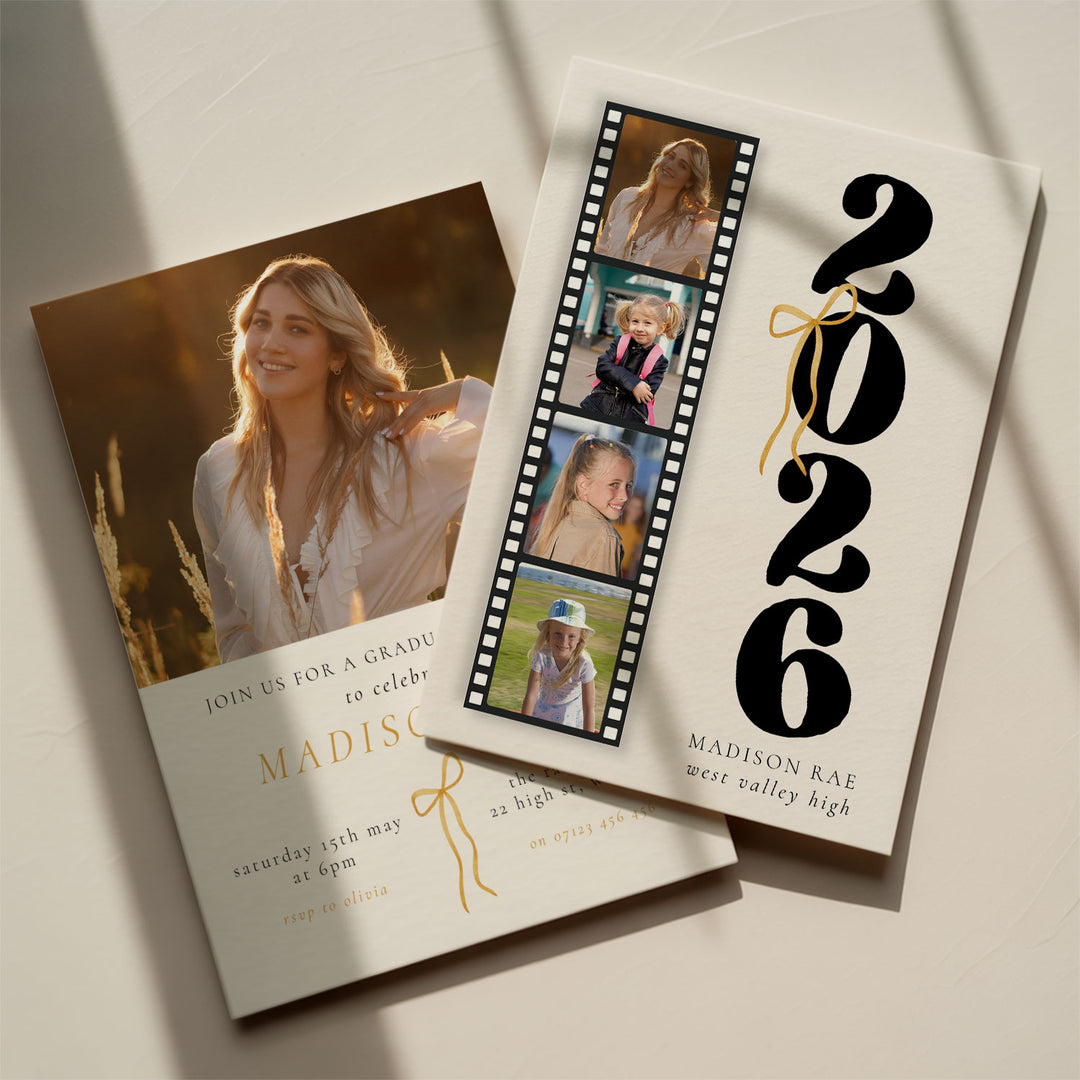 Film Stirp Graduation Announcement