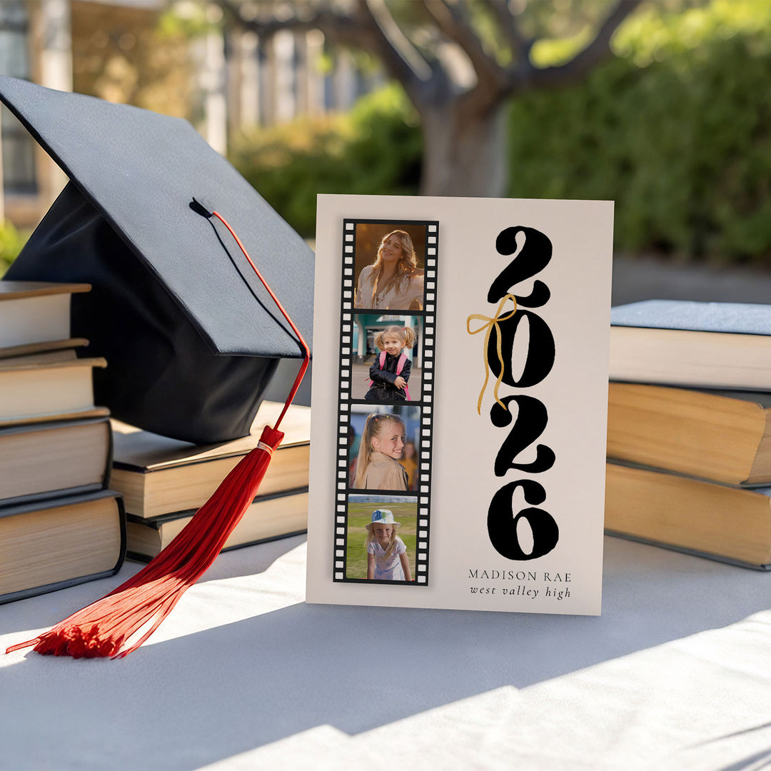 Film Strip Graduation Invitation Bundle