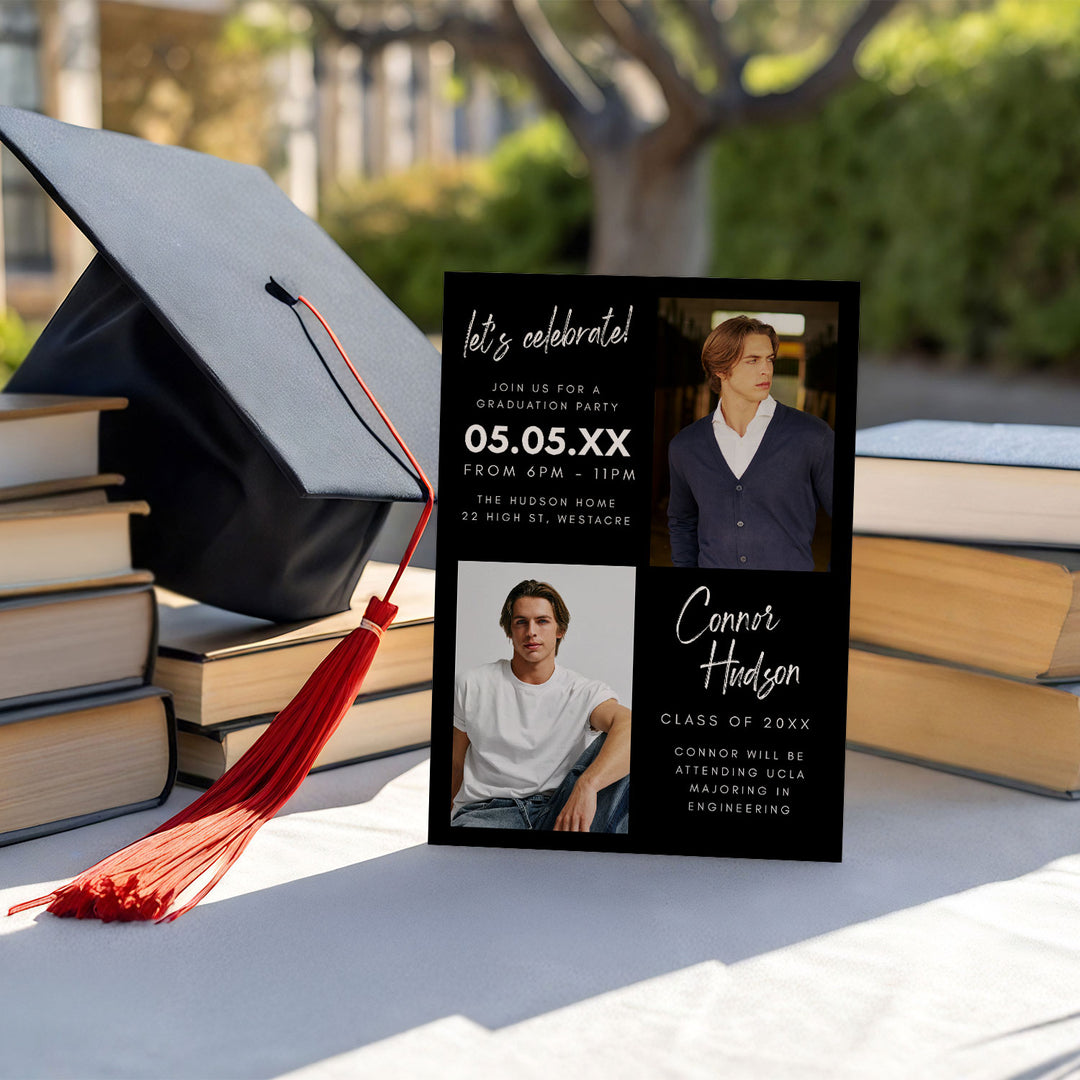 Modern Graduation Announcement